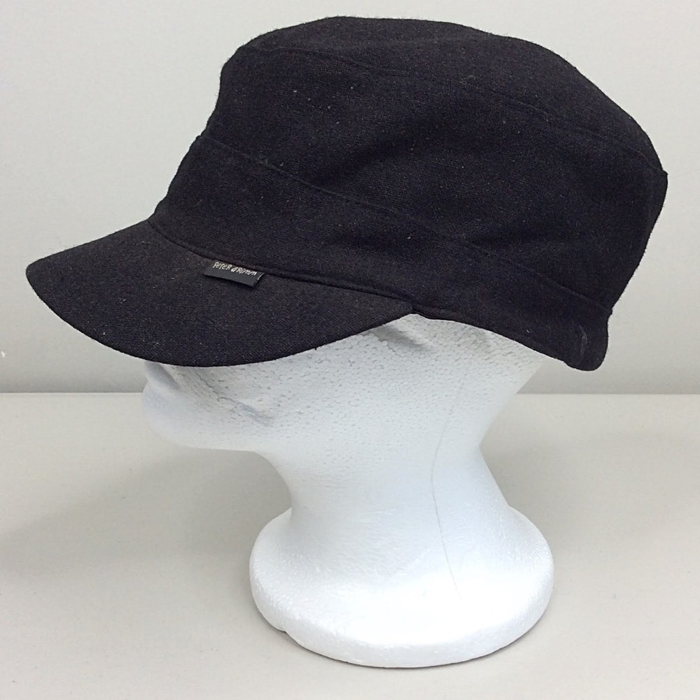 Peter Grimm Headwear Cadet Hat Black Unisex Men's Women's